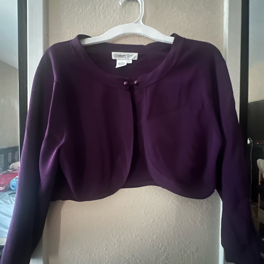 Coldwater Creek Purple Jacket